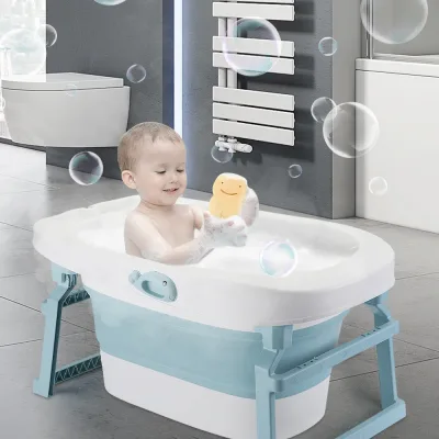 Baignoire pliable pour bébé, portable – image 3