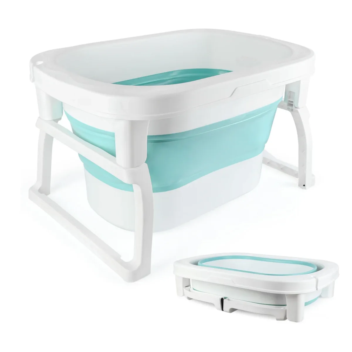 Baignoire pliante pour bébé avec pieds
