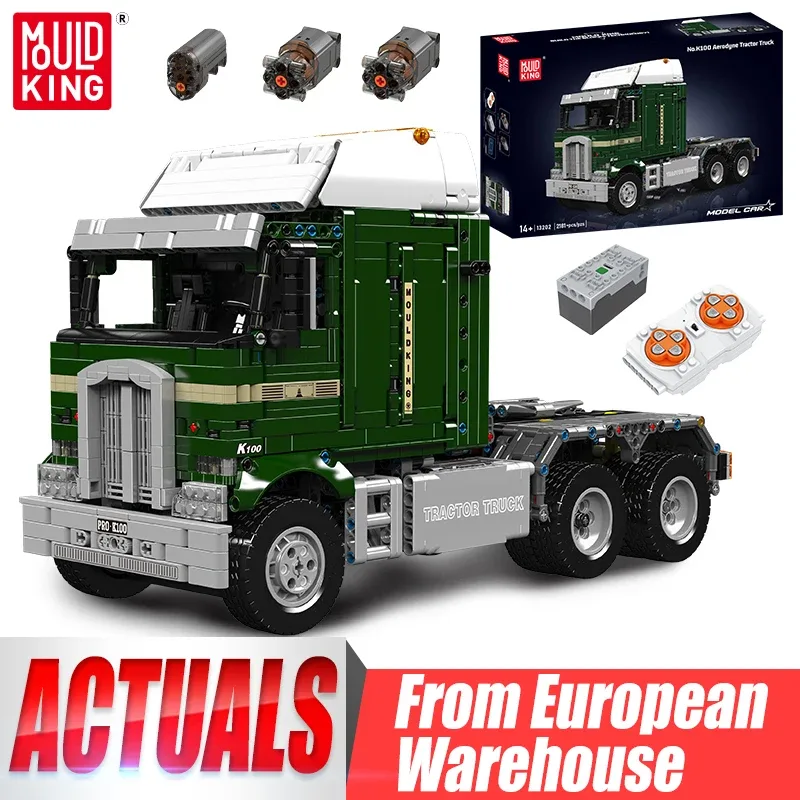 Camion tracteur télécommandé en blocs de construction