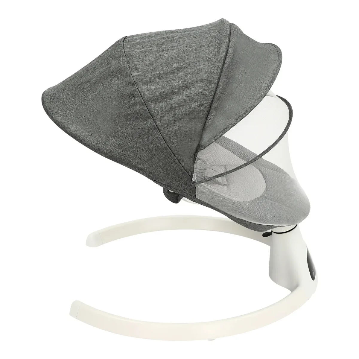 Chaise à bascule électrique bébé grise