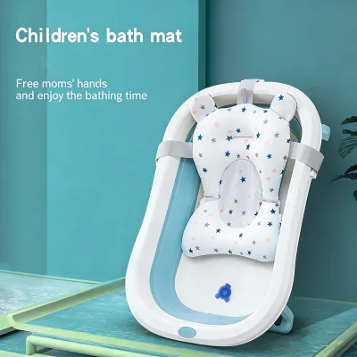 Coussin de bain pliable pour bébé, motif géométrique – image 3