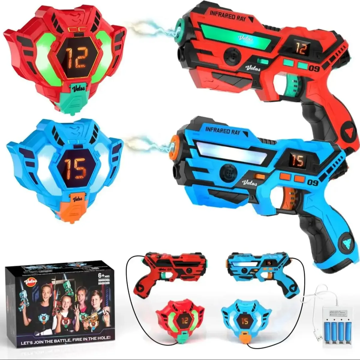 Jeu de tir laser infrarouge pour 2 joueurs