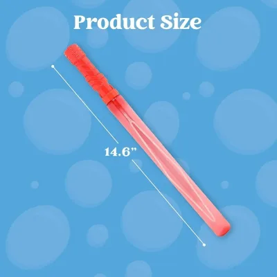 Lot de 24 grandes baguettes à bulles colorées – image 2