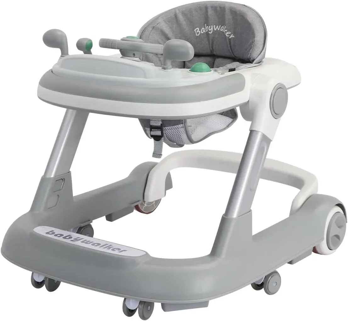 Marche-bébé 2 en 1 avec plateau amovible