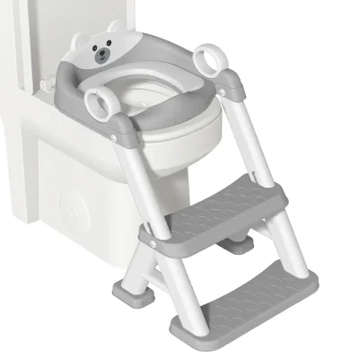 Réducteur de toilette 2-en-1 avec marches