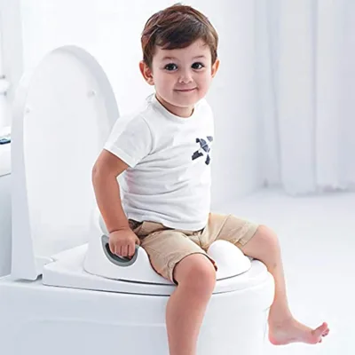 Réducteur de toilette enfant avec dossier – image 2