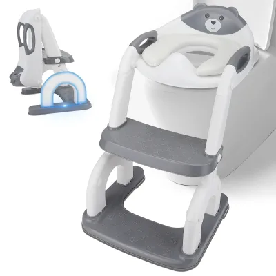 Réducteur de toilette enfant avec marches