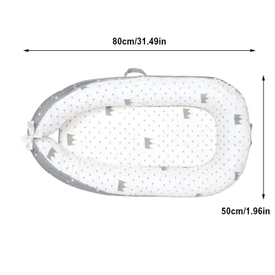 Siège de sol bébé en coton, portable et réglable – image 2
