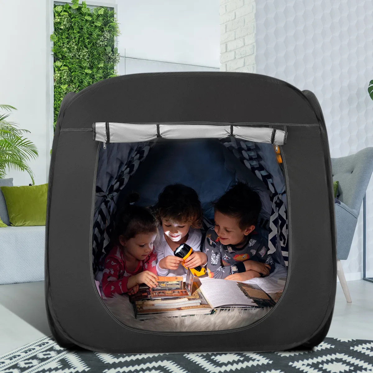 Tente sensorielle pop-up occultante pliable