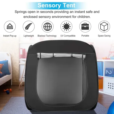 Tente sensorielle pop-up occultante pliable – image 2