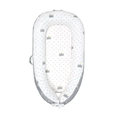 Transat bébé portable en coton, 80 × 50 cm