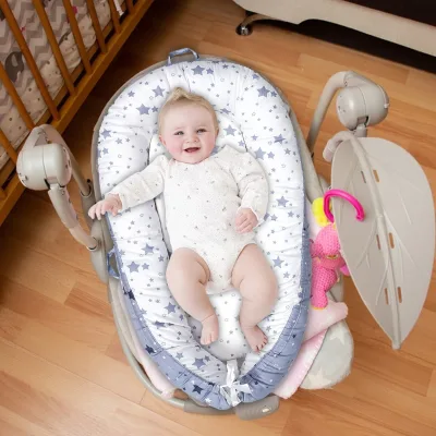Transat portable bébé en coton, housse lavable