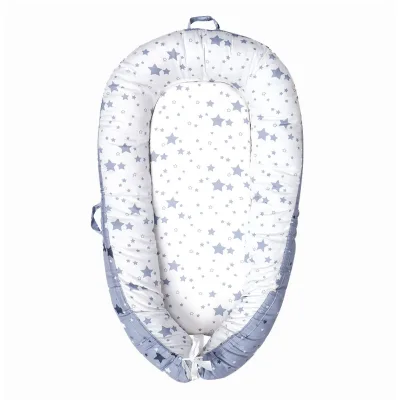 Transat portable bébé en coton, housse lavable – image 2