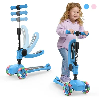 Trottinette enfant 3 roues lumineuses pliable