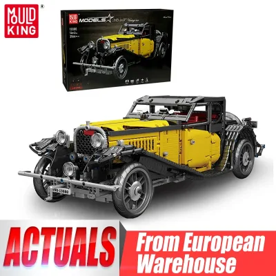 Voiture vintage en blocs de construction